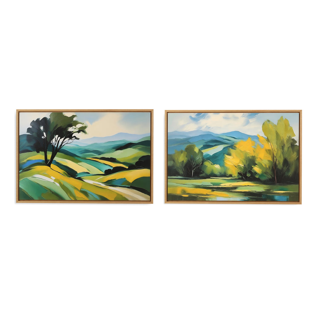 1372 (A+D) Painterly Landscape B