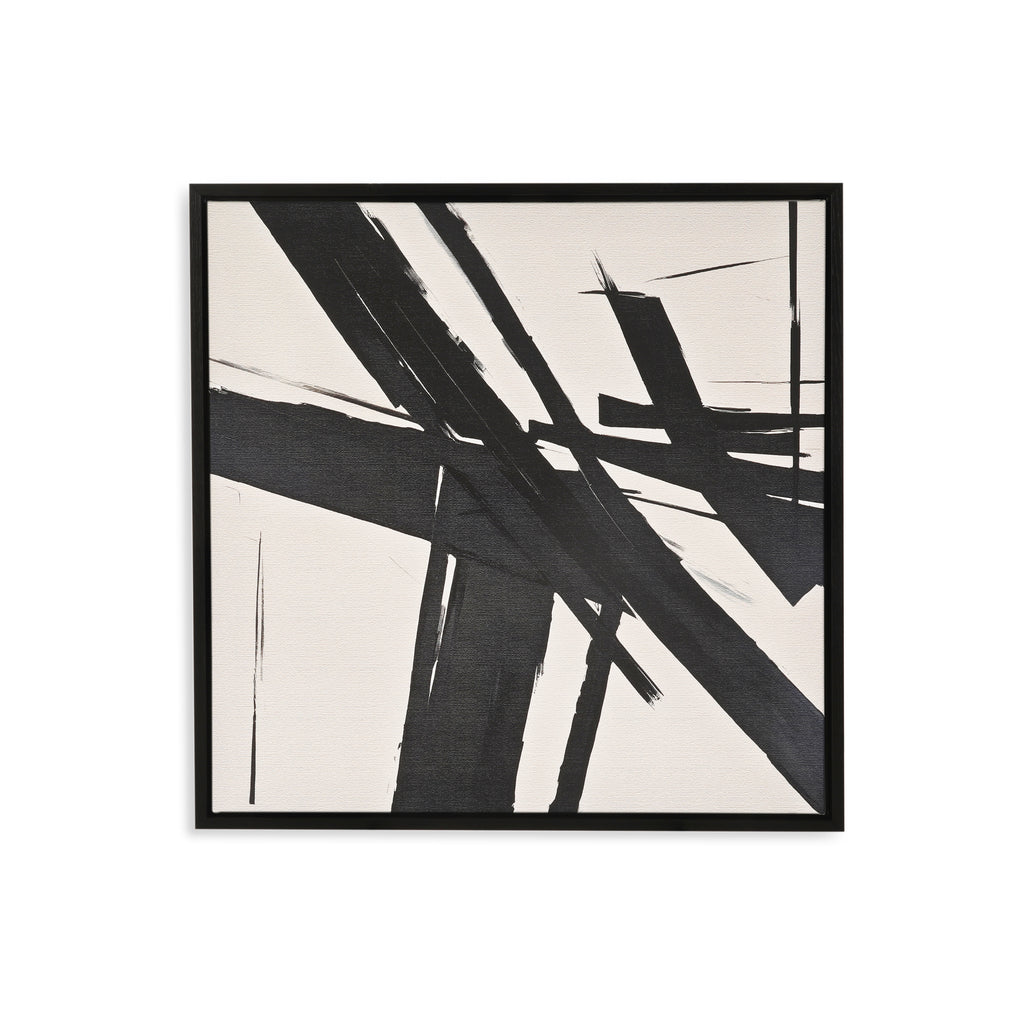 1373 (A+D) B/W Abstract Action A