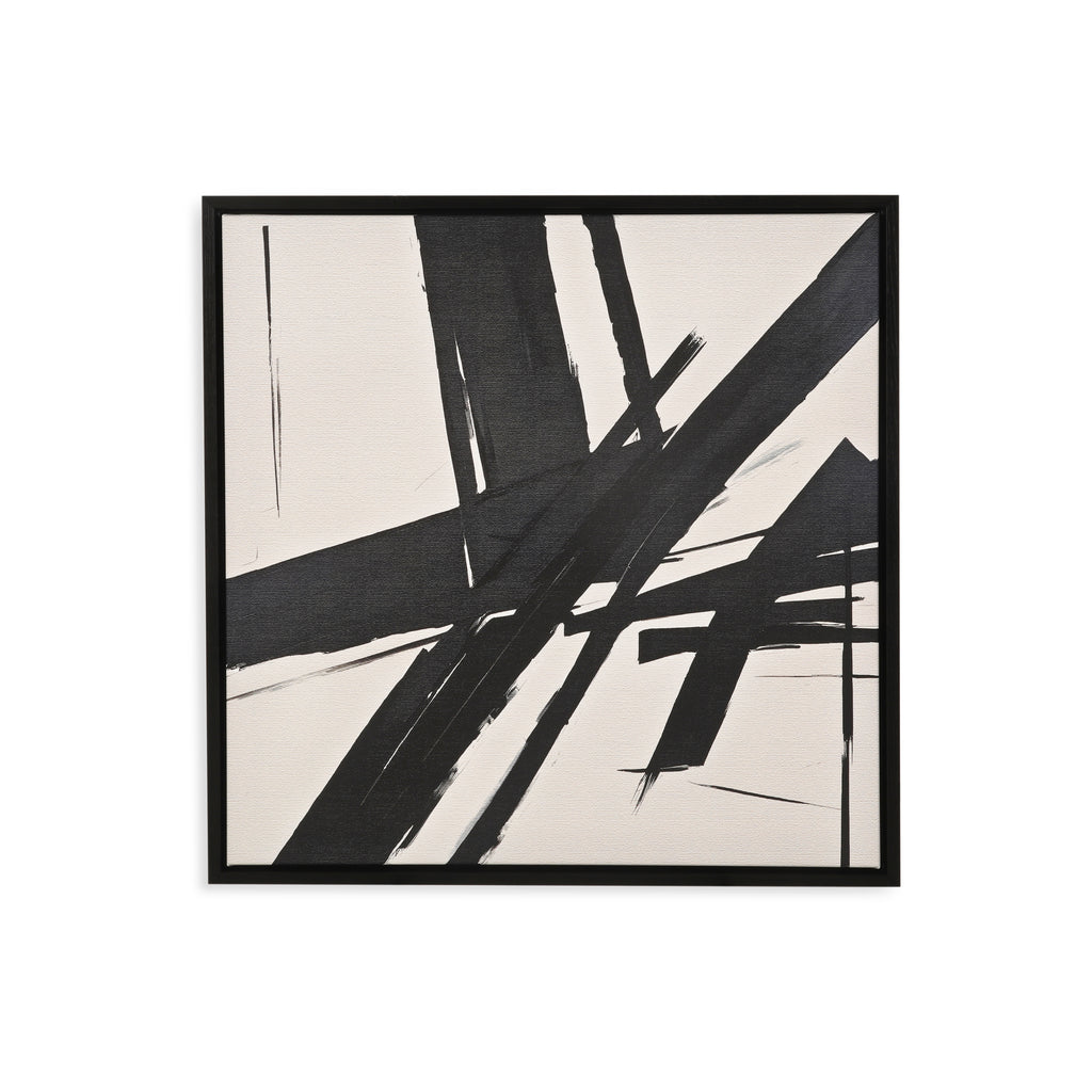 1373 (A+D) B/W Abstract Action A
