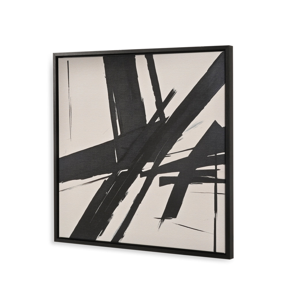 1373 (A+D) B/W Abstract Action A
