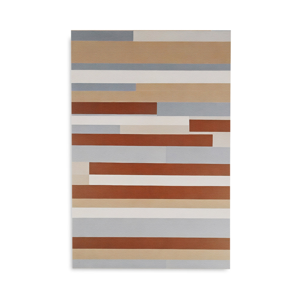 1376 (A+D) Brown Gray Stripes