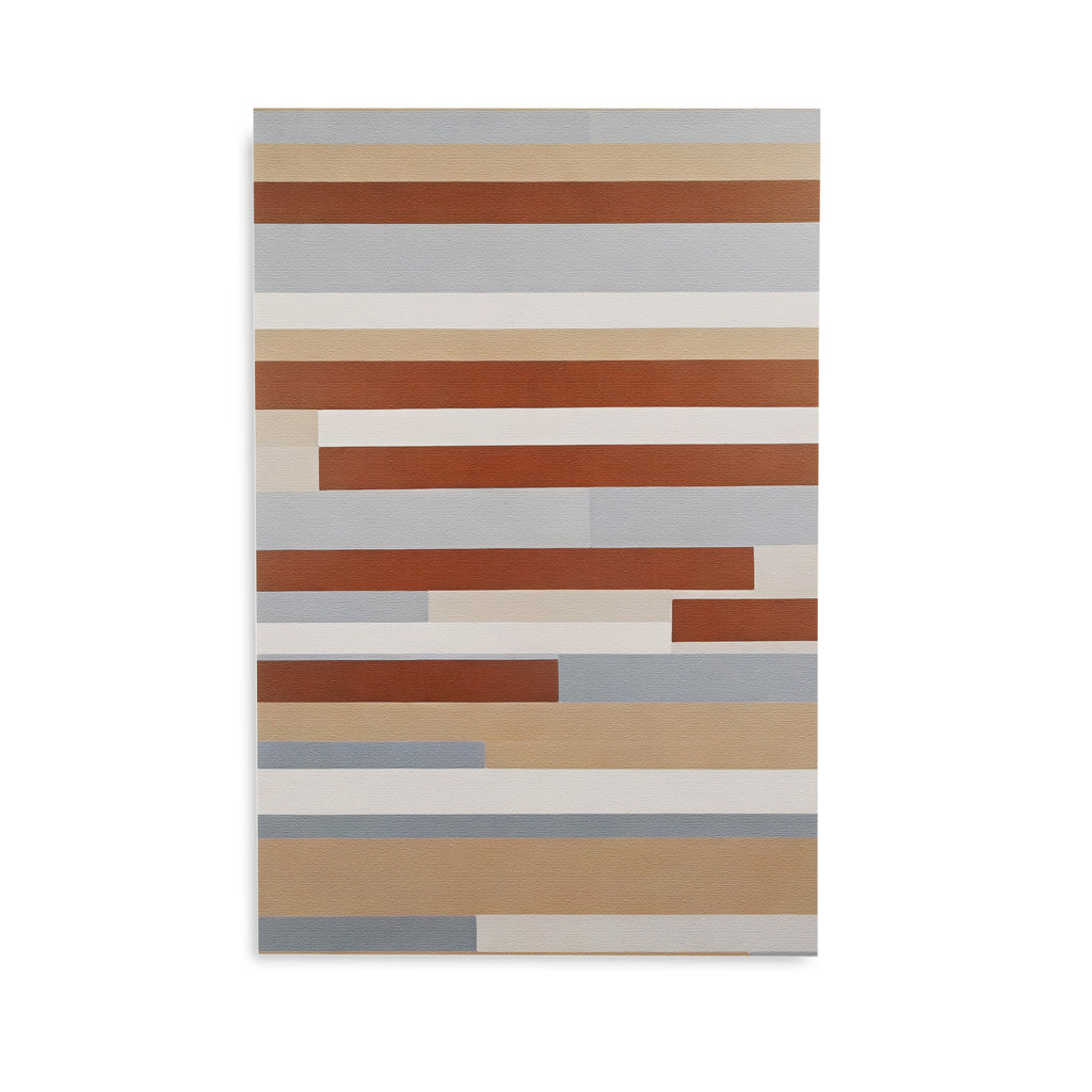 1376 (A+D) Brown Gray Stripes