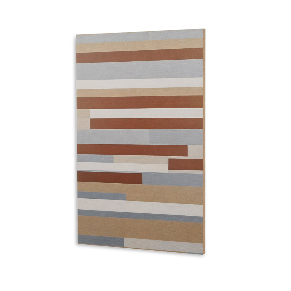 1376 (A+D) Brown Gray Stripes