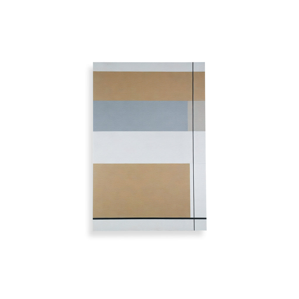1377 (A+D) Gray + Tan Geometric A