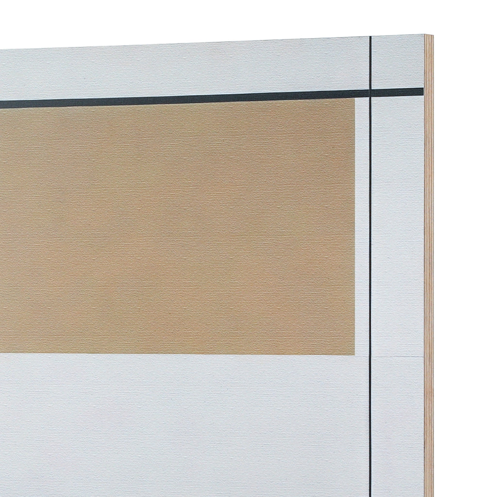 1377 (A+D) Gray + Tan Geometric A