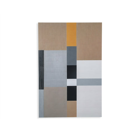 1378 (A+D) Gray + Tan Geometric B