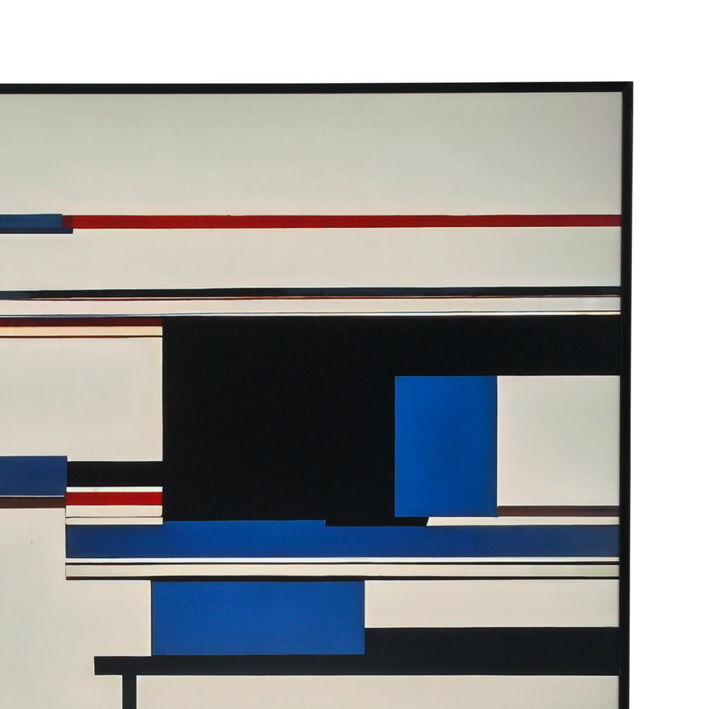 1382 (A+D) De Stijl Red Blue A