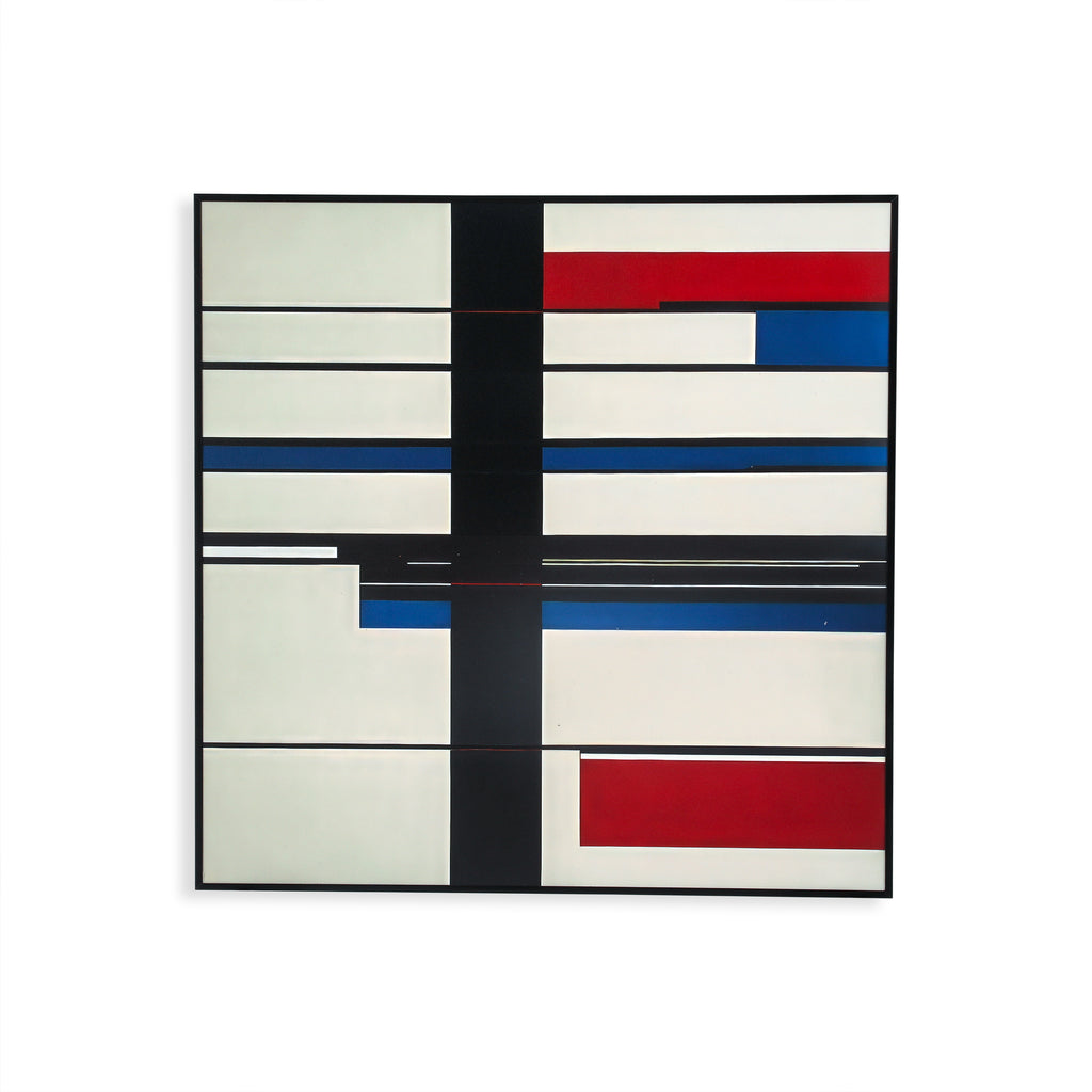 1383 (A+D) De Stijl Red Blue B