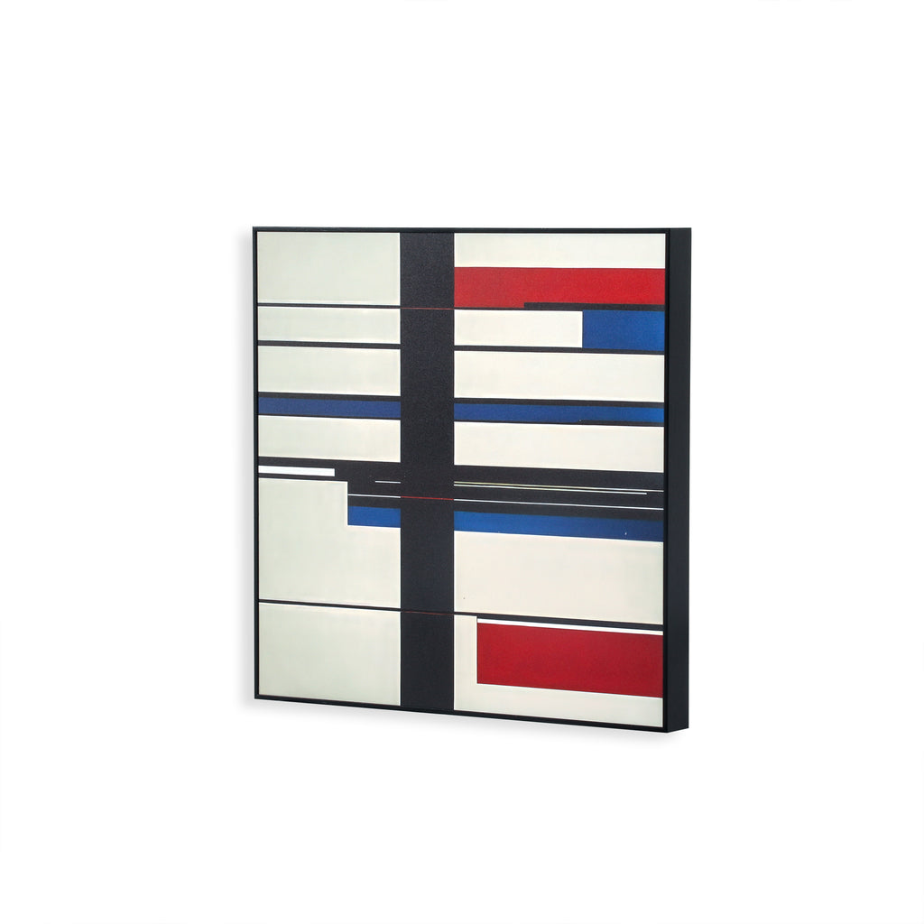 1383 (A+D) De Stijl Red Blue B