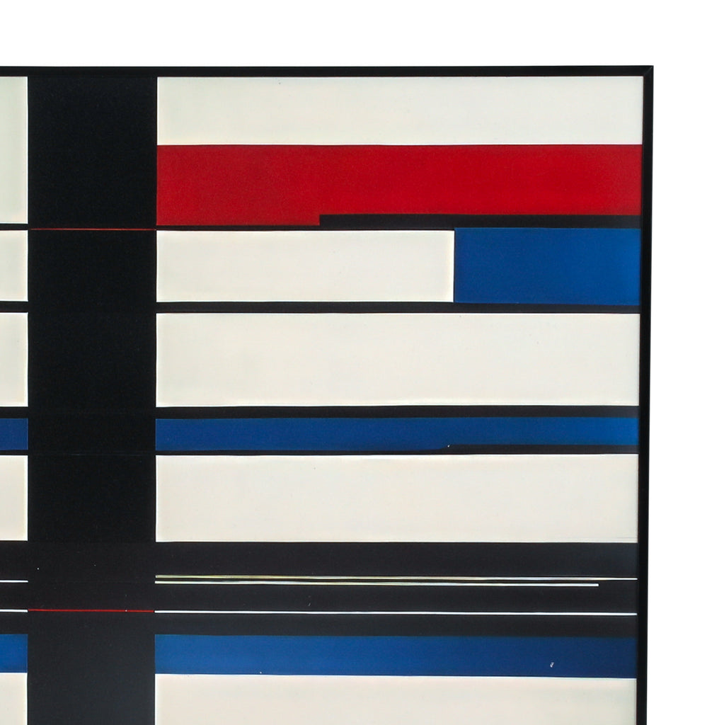 1383 (A+D) De Stijl Red Blue B