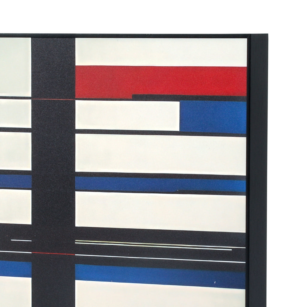 1383 (A+D) De Stijl Red Blue B