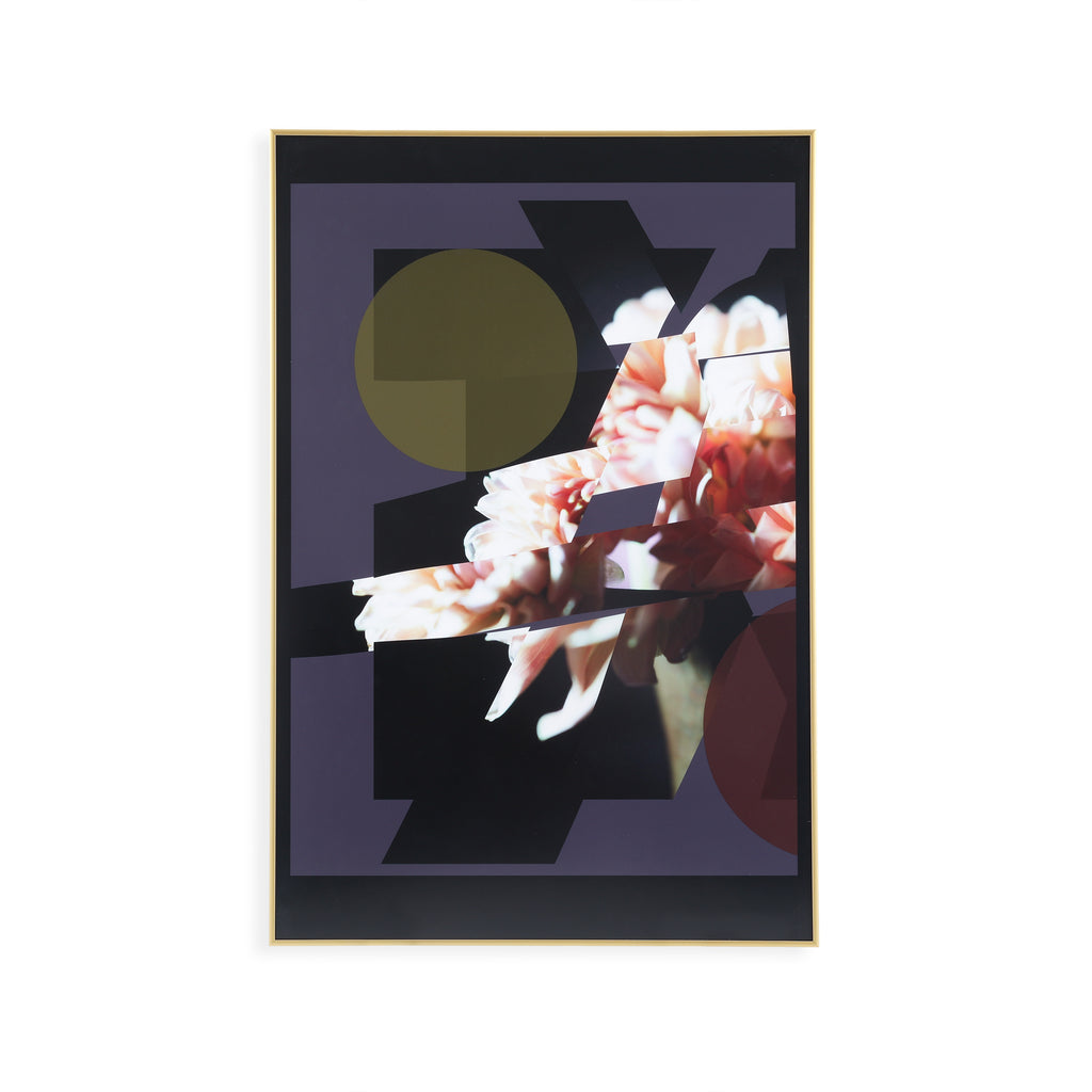 1393 (A+D) Floral Shapes Collage A