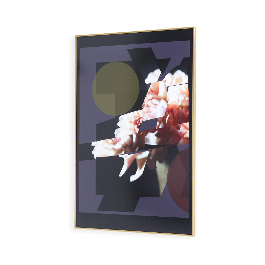 1393 (A+D) Floral Shapes Collage A