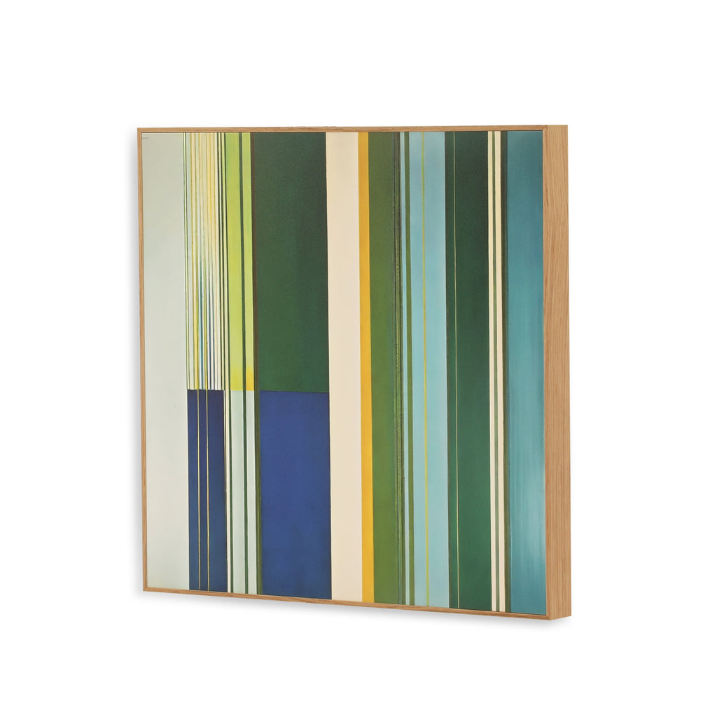 1397 (A+D) Green Stripe Abstract A