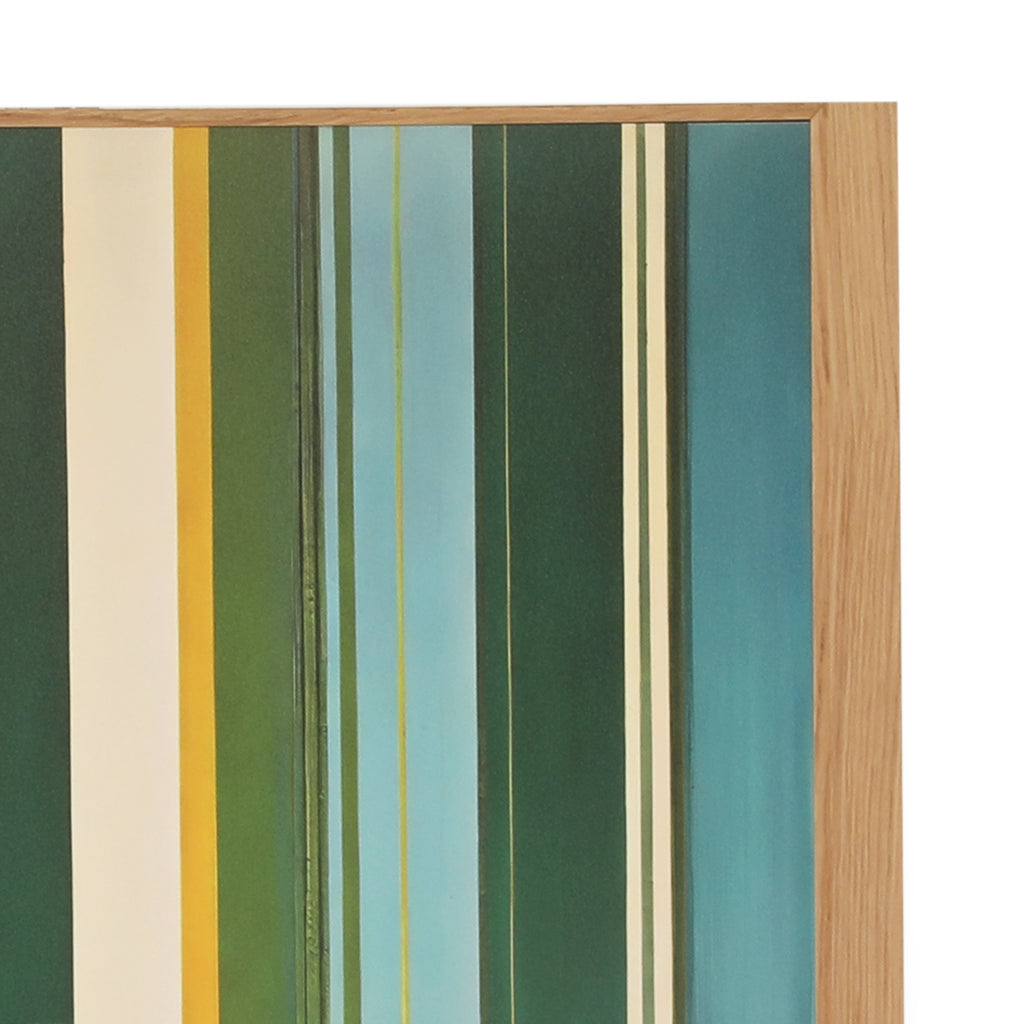 1397 (A+D) Green Stripe Abstract A
