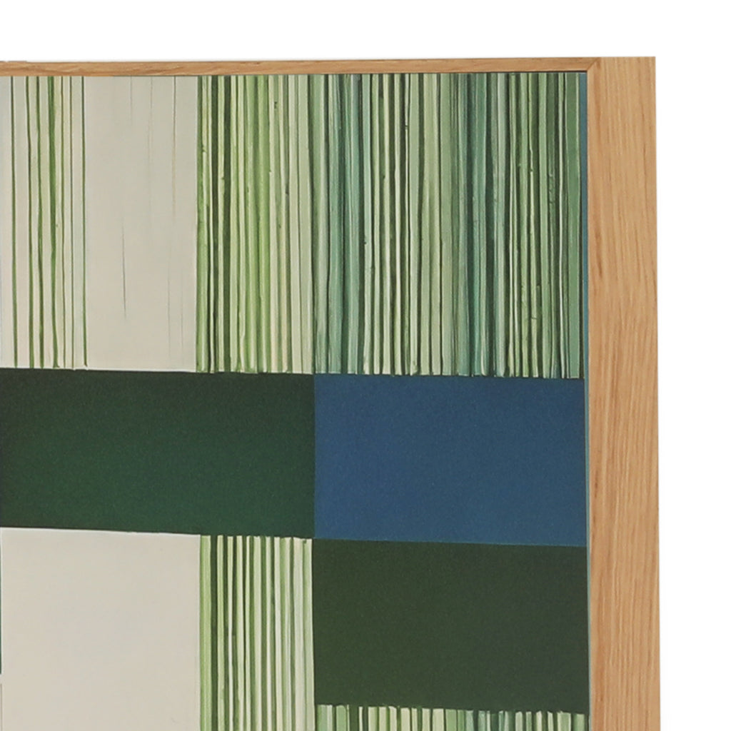 1399 (A+D) Green Stripe Abstract C