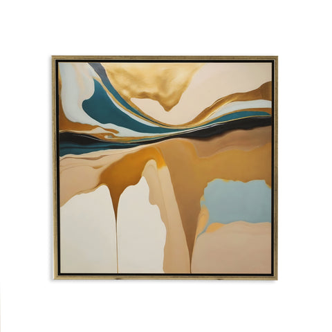1403 (A+D) Gold Metallic Teal Liquid A