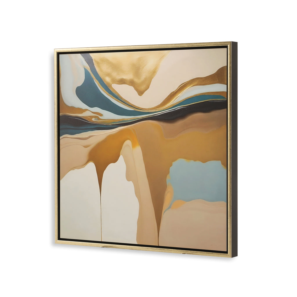 1403 (A+D) Gold Metallic Teal Liquid A