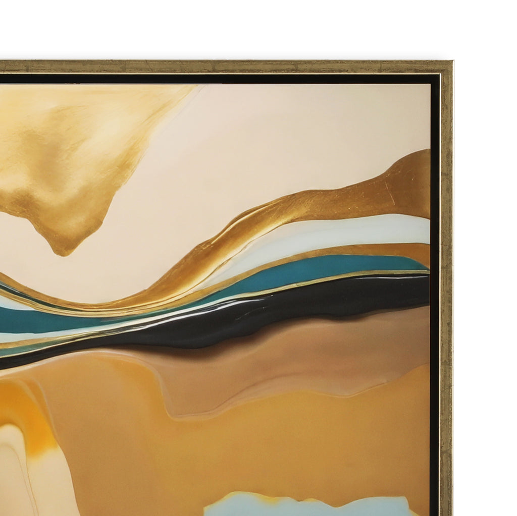 1403 (A+D) Gold Metallic Teal Liquid A