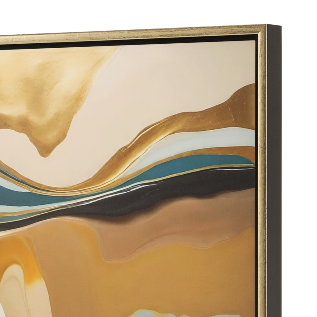 1403 (A+D) Gold Metallic Teal Liquid A