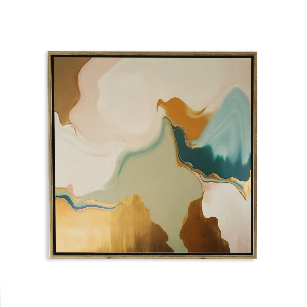 1404 (A+D) Gold Metallic Teal Liquid B
