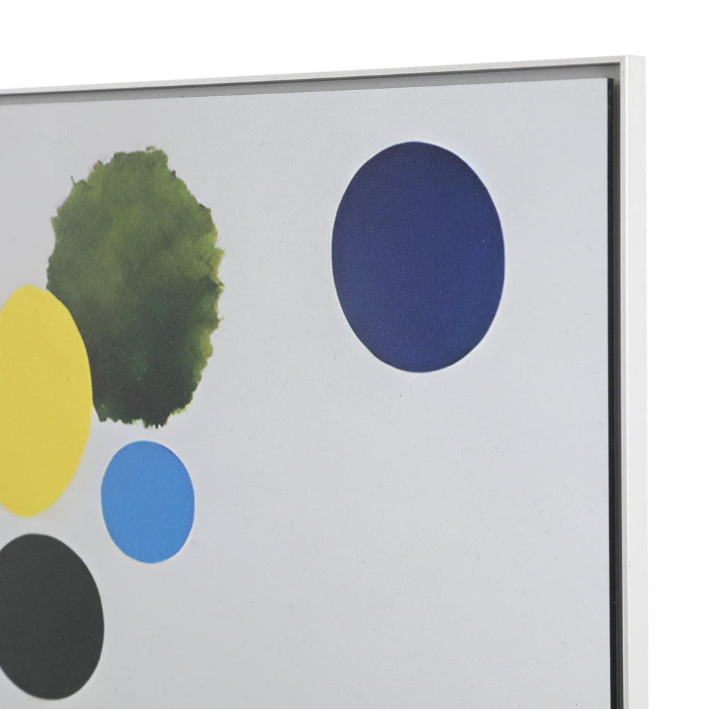 1417 (A+D) Collage Yellow Car Trees Dots