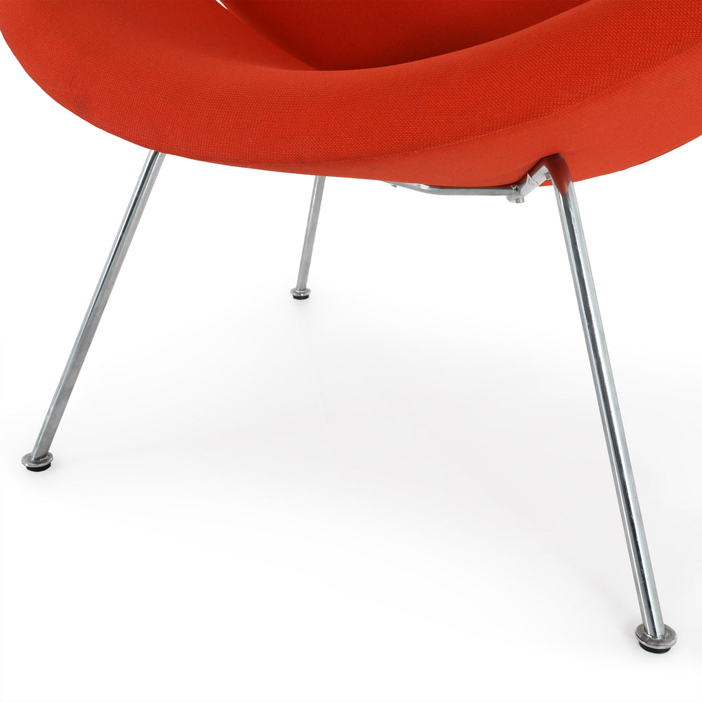 Orange Paulin Oval Slice Chair