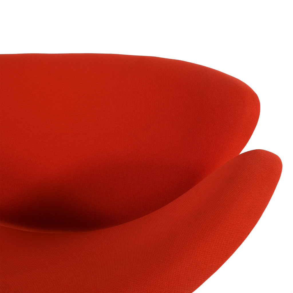 Orange Paulin Oval Slice Chair