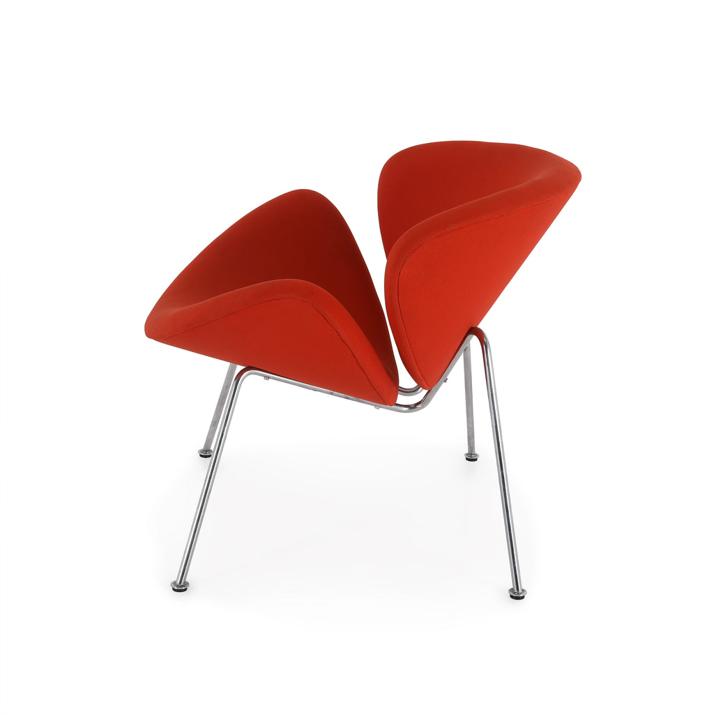 Orange Paulin Oval Slice Chair