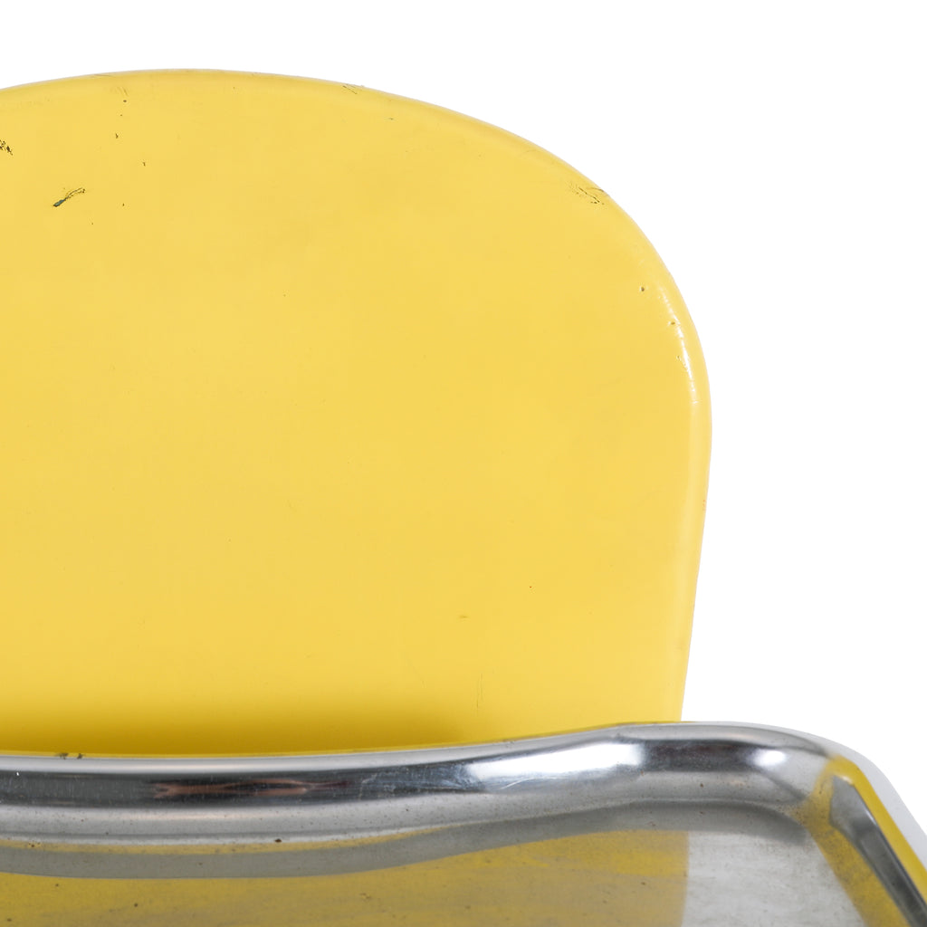 Yellow Metal High Chair