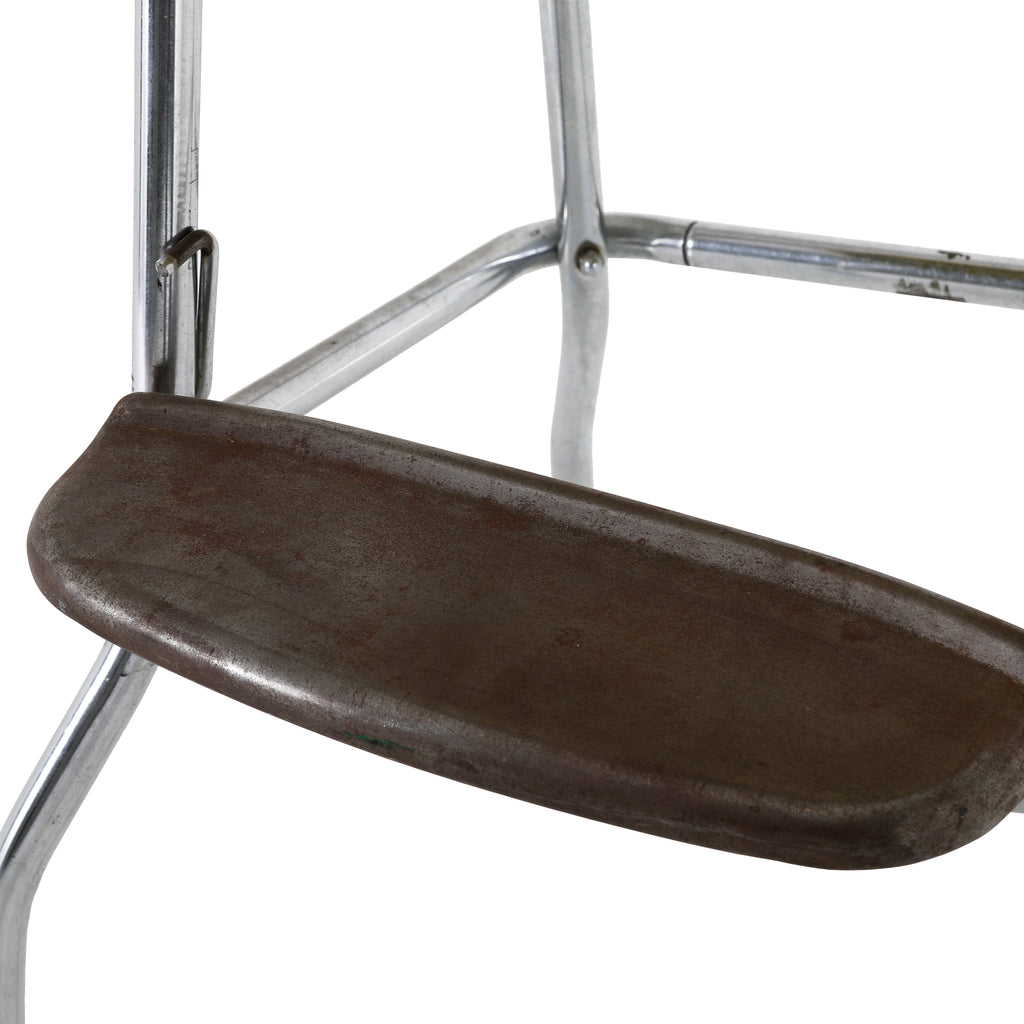 Yellow Metal High Chair