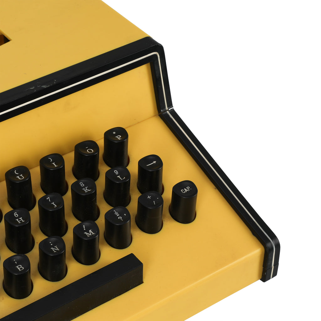 Yellow JC Penney Light Touch Typewriter