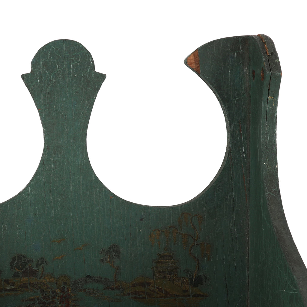 Distressed Emerald Wall Mounted Shelf