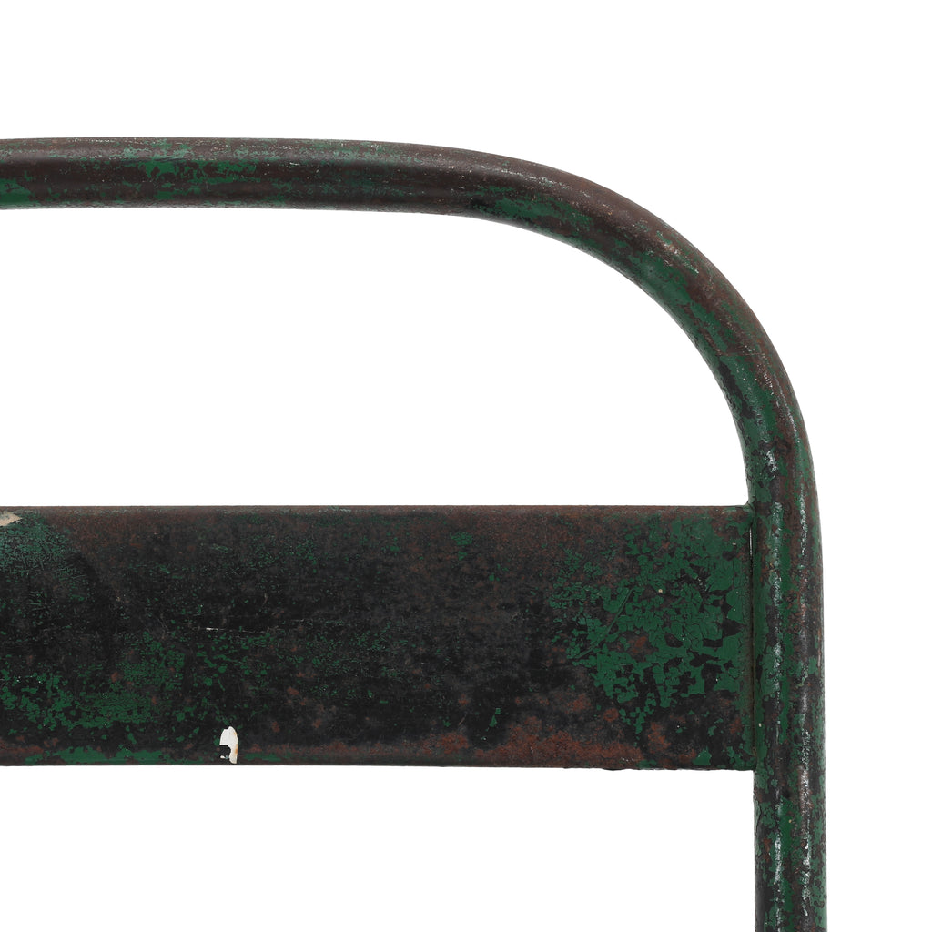 Rustic Green Folding Chair