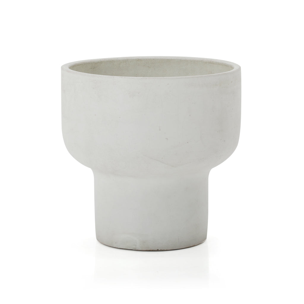 Case Study White Mushroom Planter - Medium