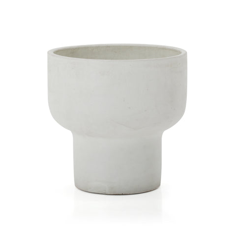 Case Study White Mushroom Planter - Medium