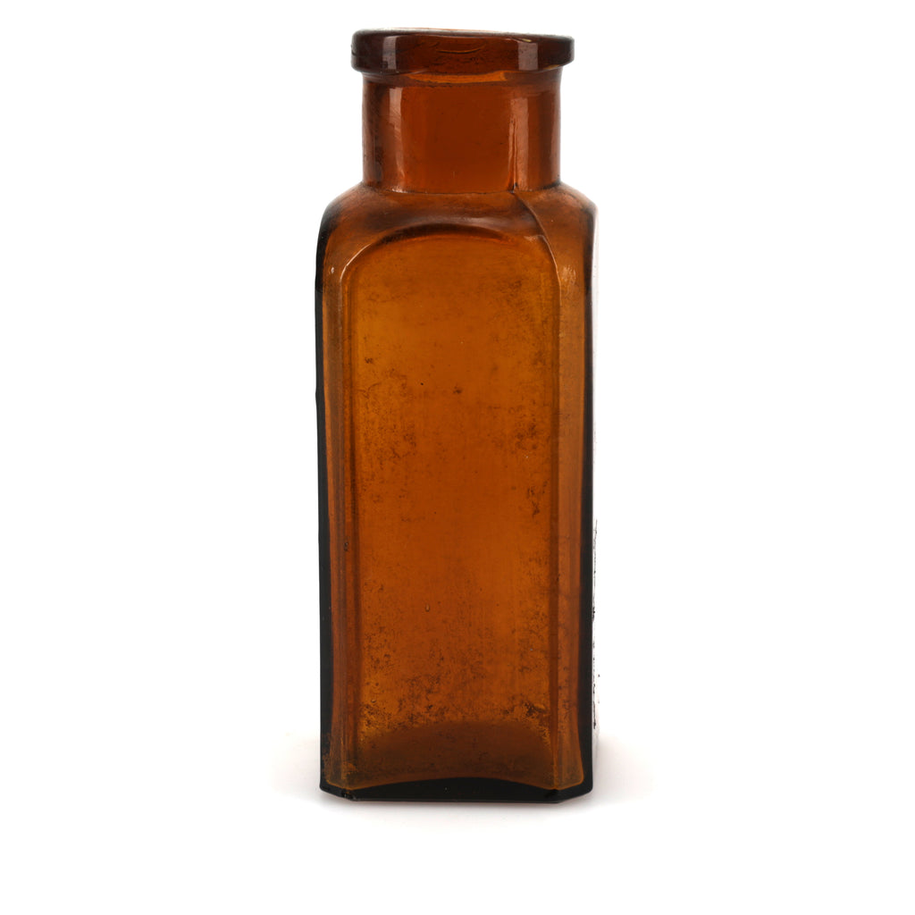 Miniature Brown Glass Bottle (A+D)