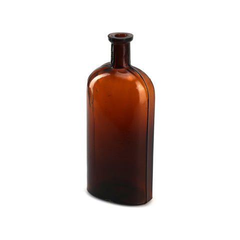 Brown Glass Bottle No Label (A+D)
