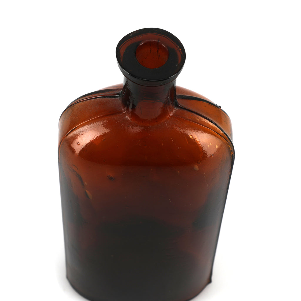 Brown Glass Bottle No Label (A+D)