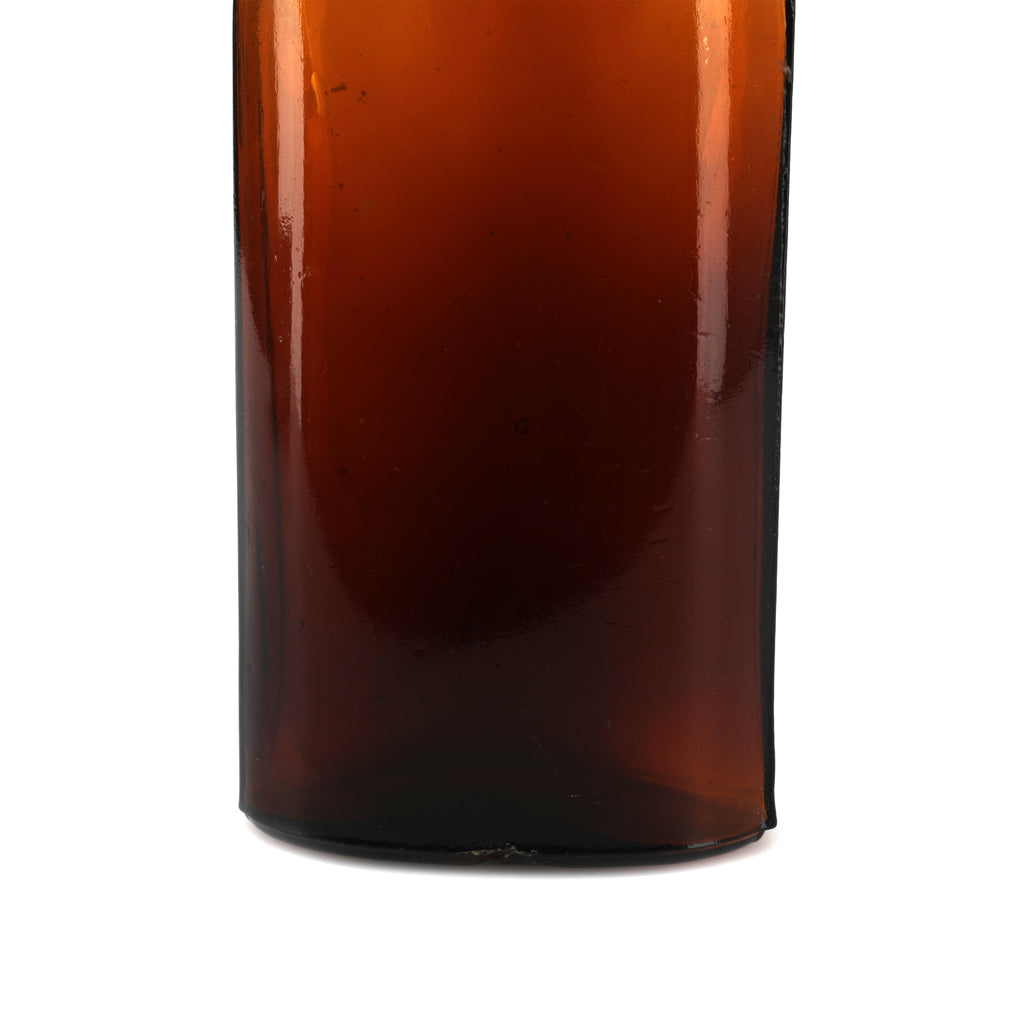 Brown Glass Bottle No Label (A+D)