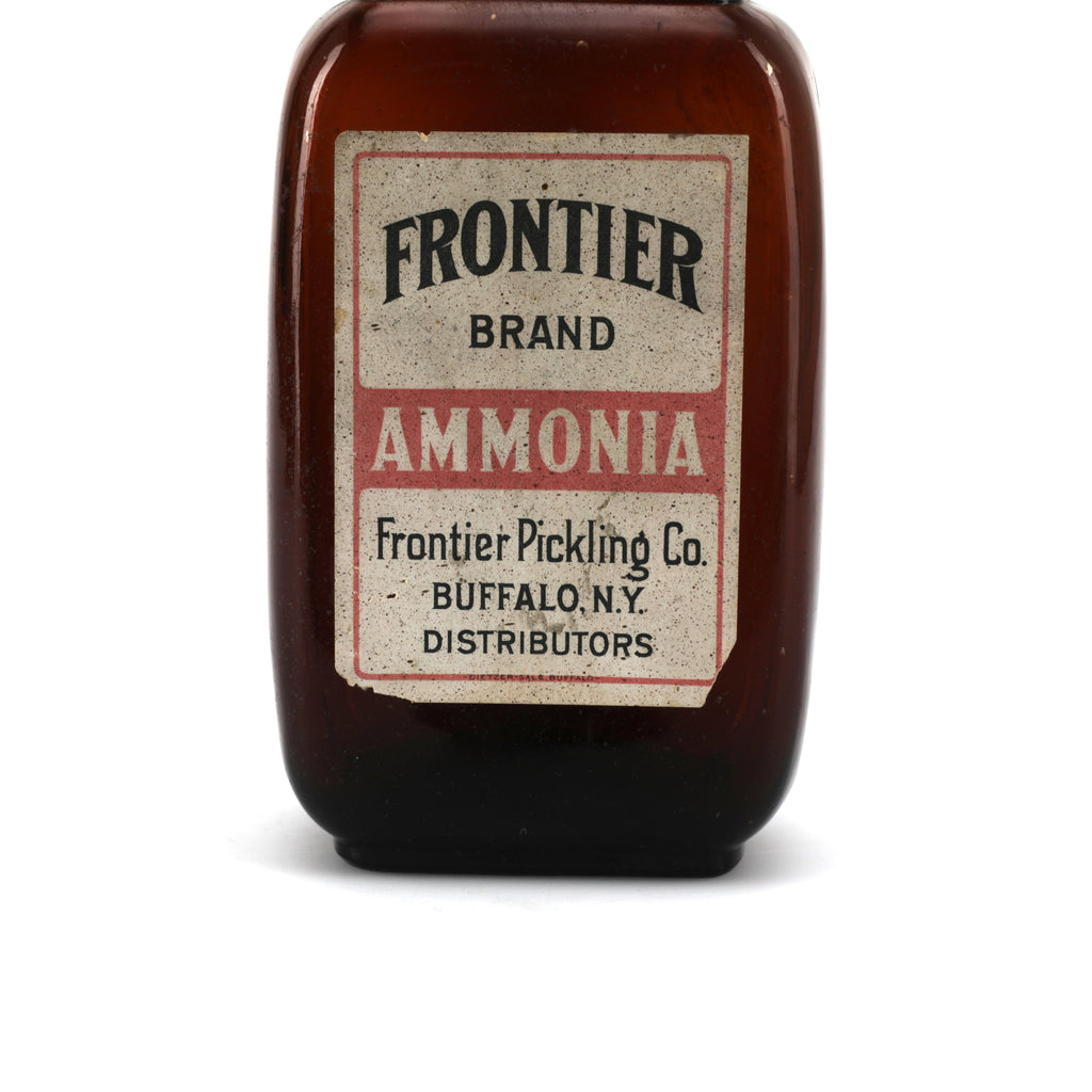 Brown Glass Ammonia Bottle (A+D)