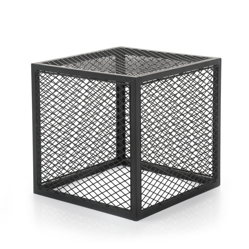 Black Grate Metal Display Box