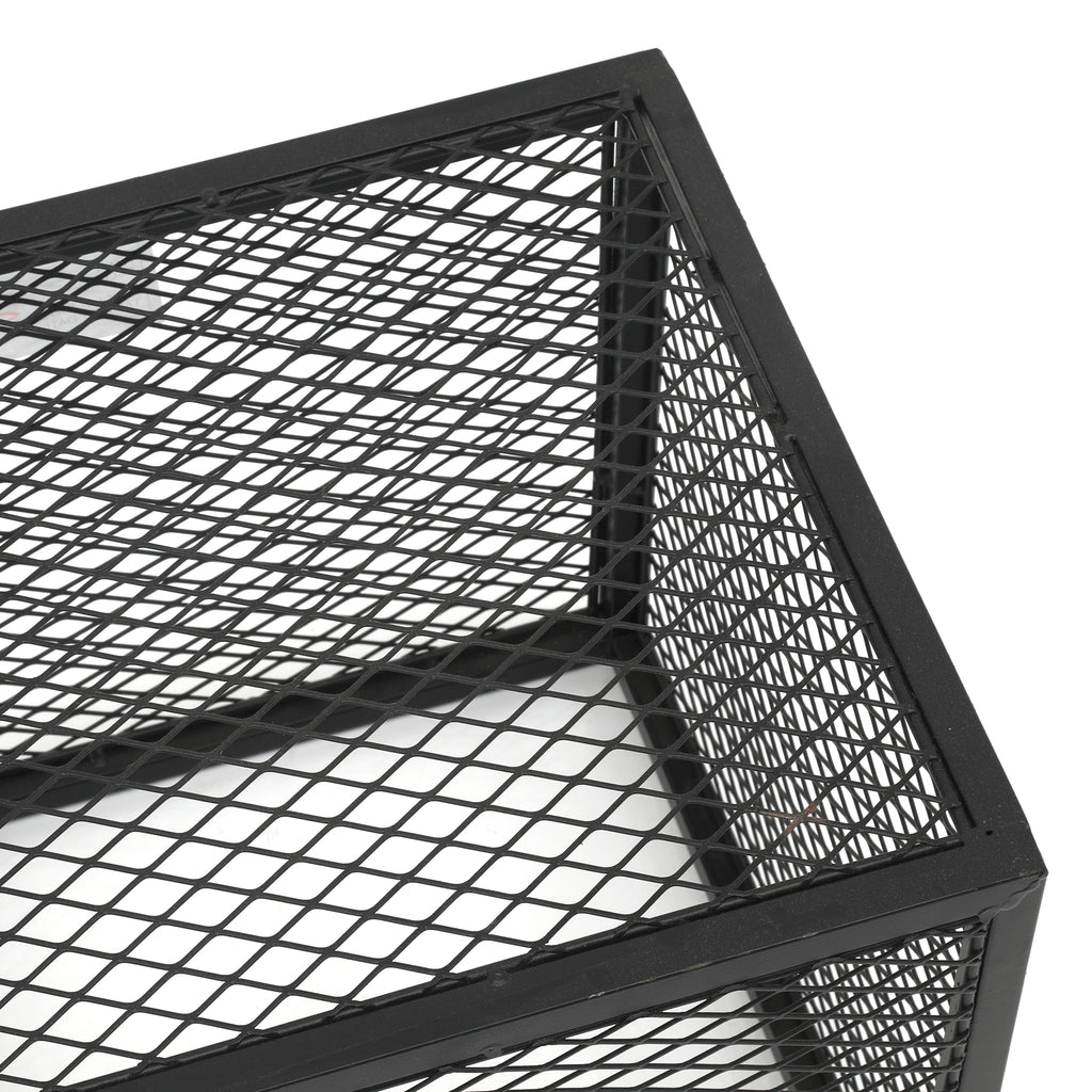 Black Grate Metal Display Box