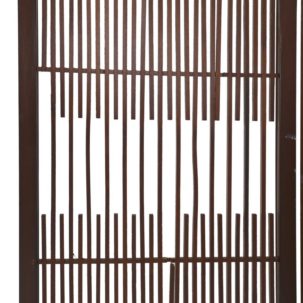 Dark Wood Screen Divider