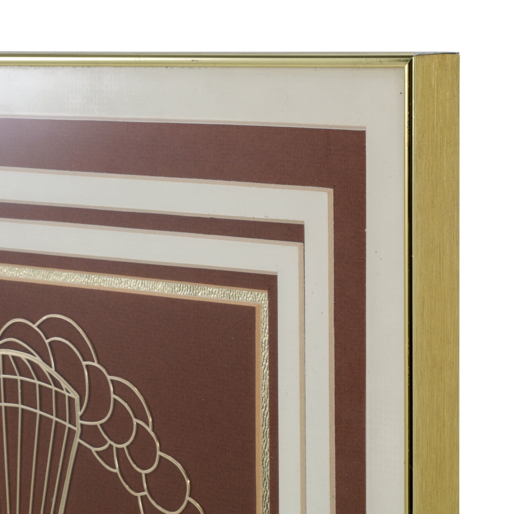 (A+D) Train Vintage Gold Artwork
