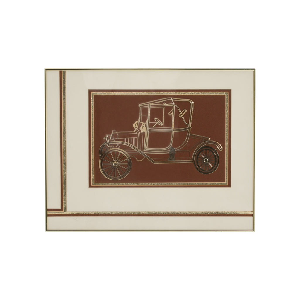 (A+D) Model T Vintage Gold Artwork