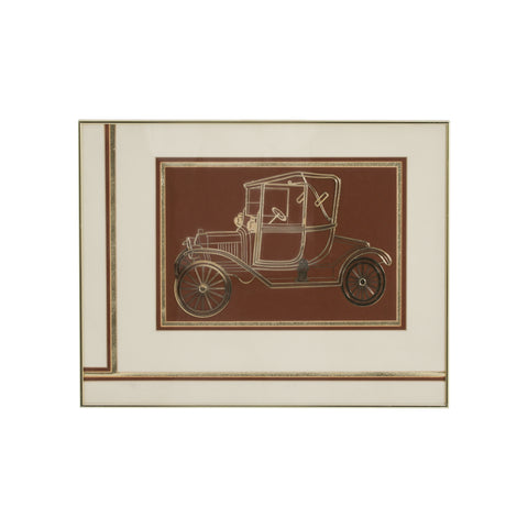 (A+D) Model T Vintage Gold Artwork