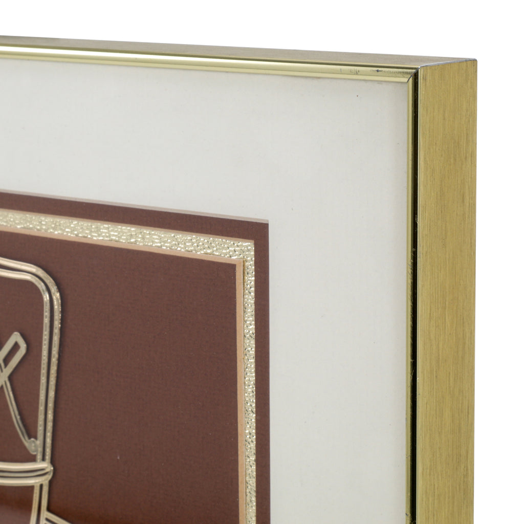 (A+D) Model T Vintage Gold Artwork