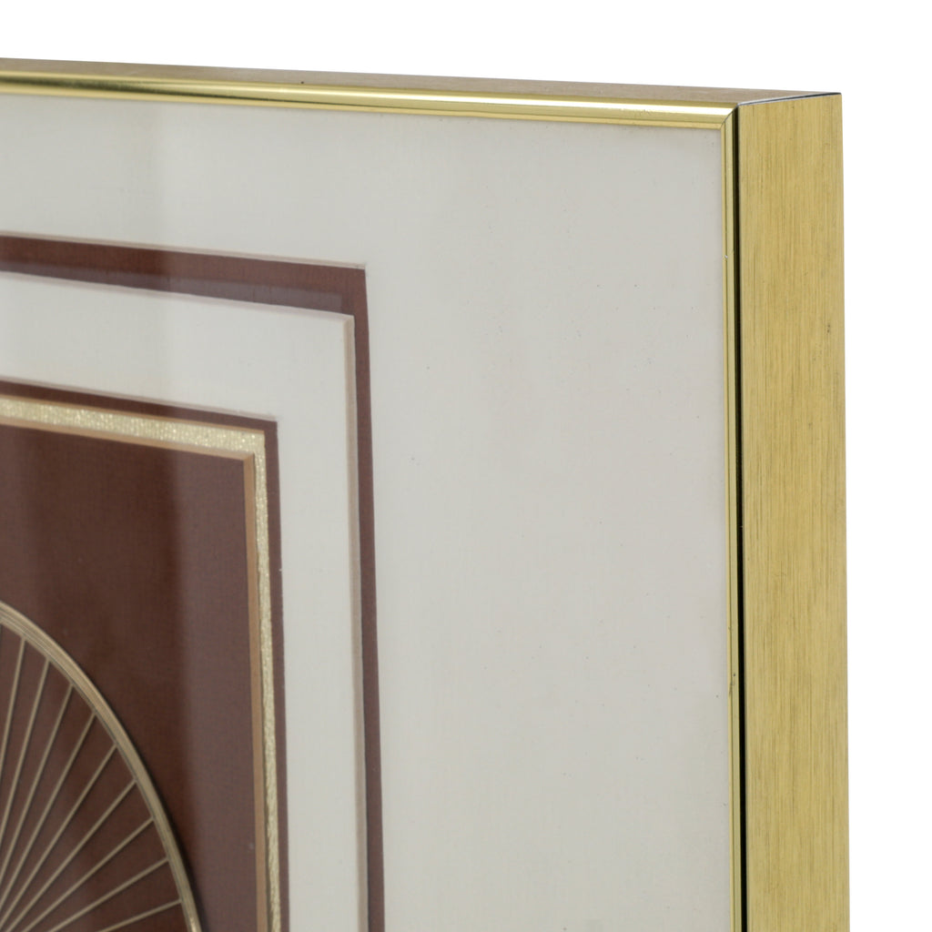 (A+D) Bicycle Vintage Gold Artwork