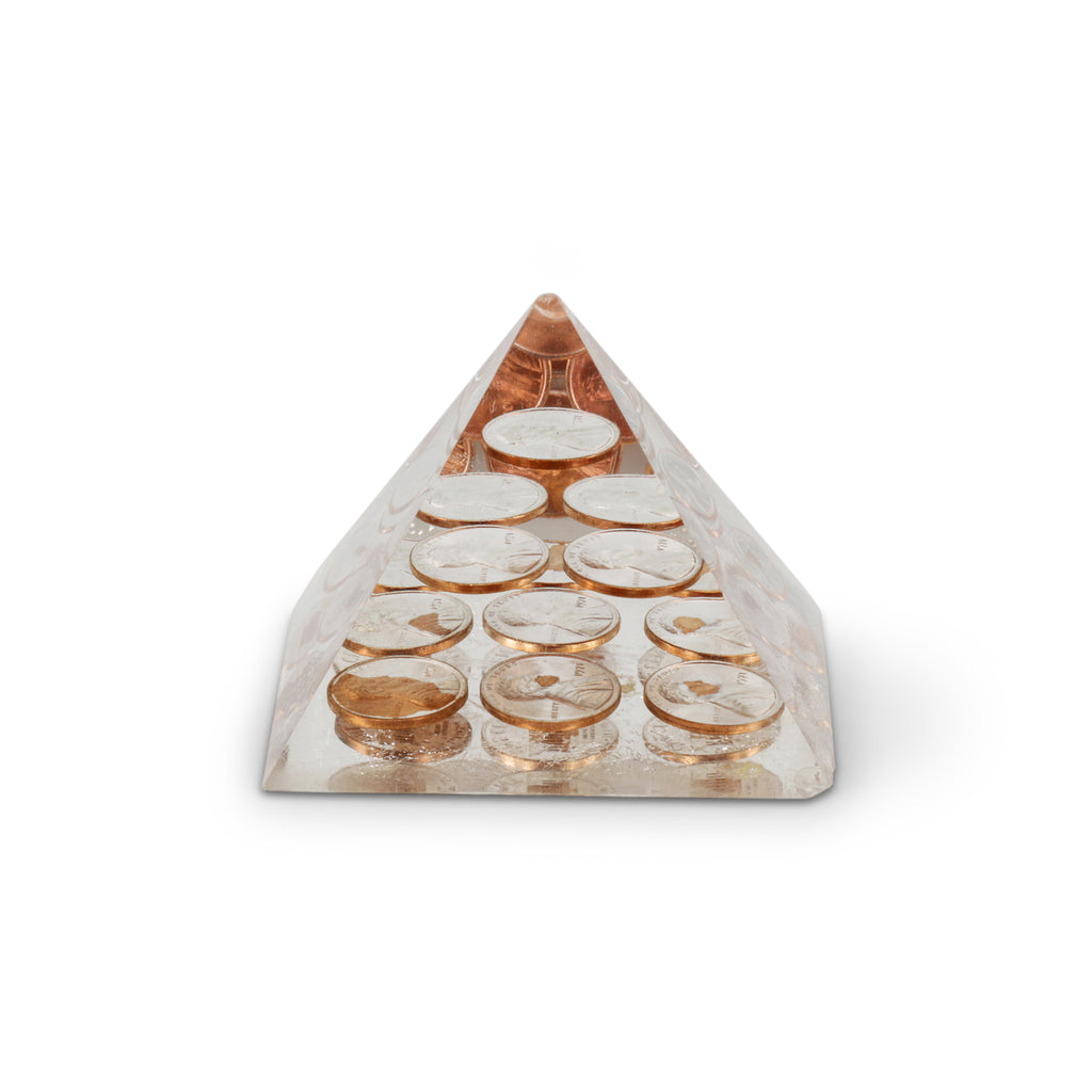 Penny Pyramid Paperweight (A+D)